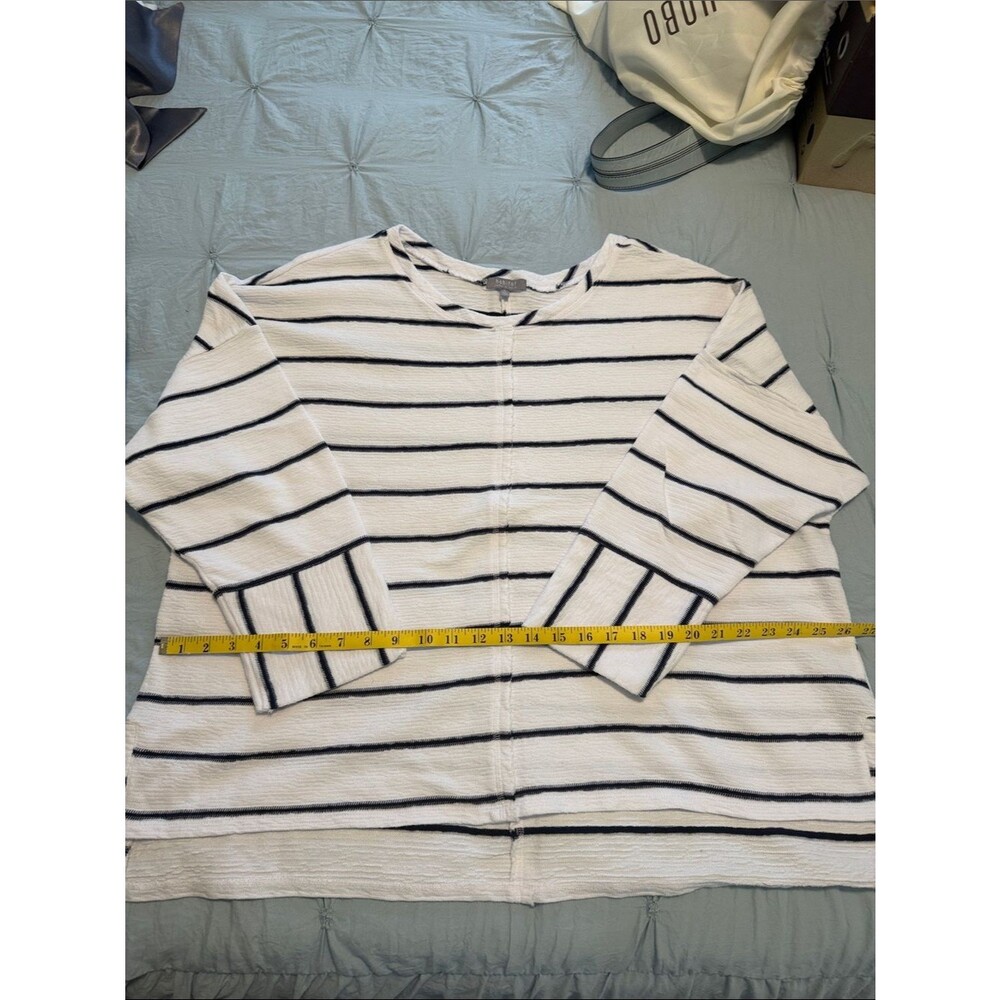 Habitat White and Black Striped Women’s Sweater
